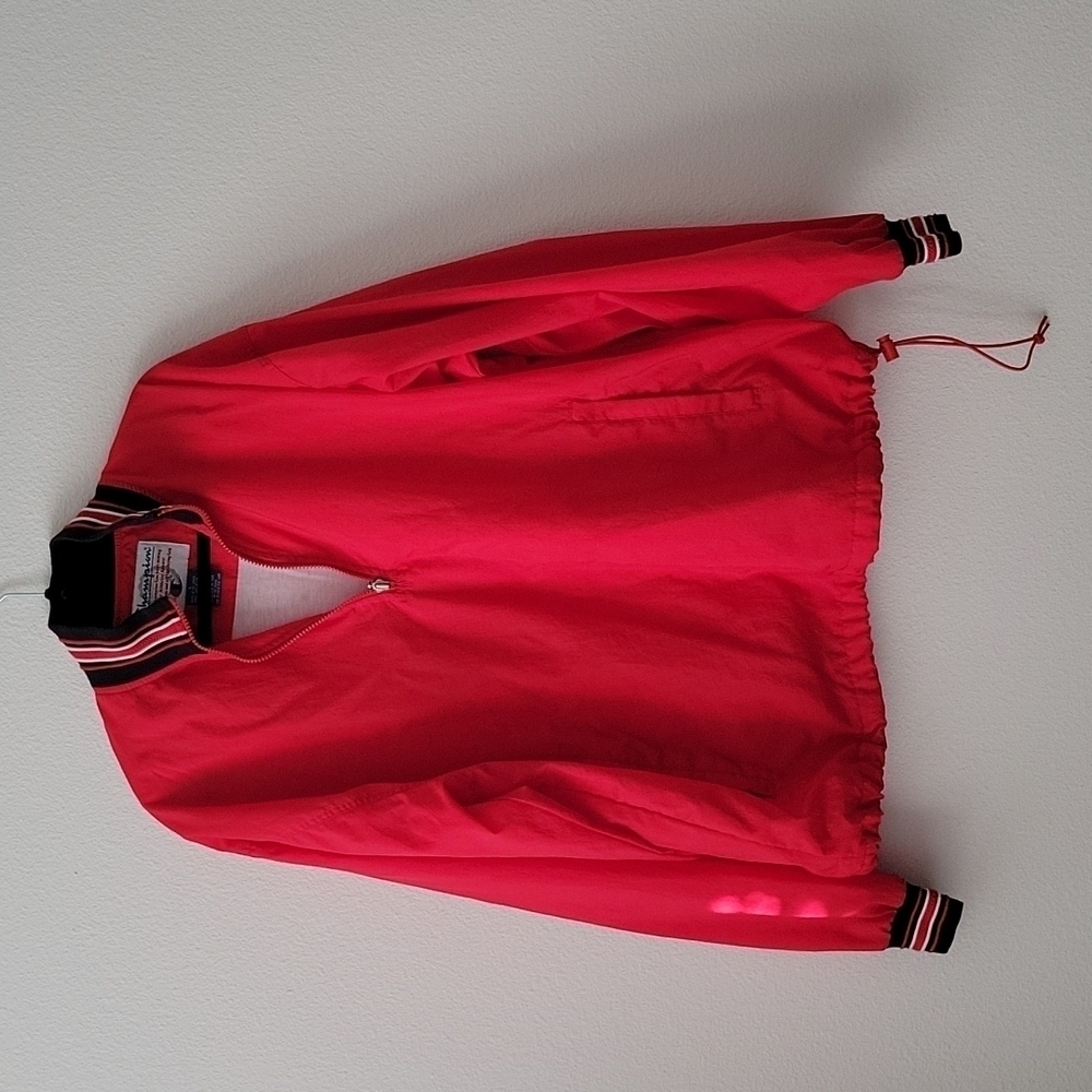 Champion Red Windbreaker Jacket